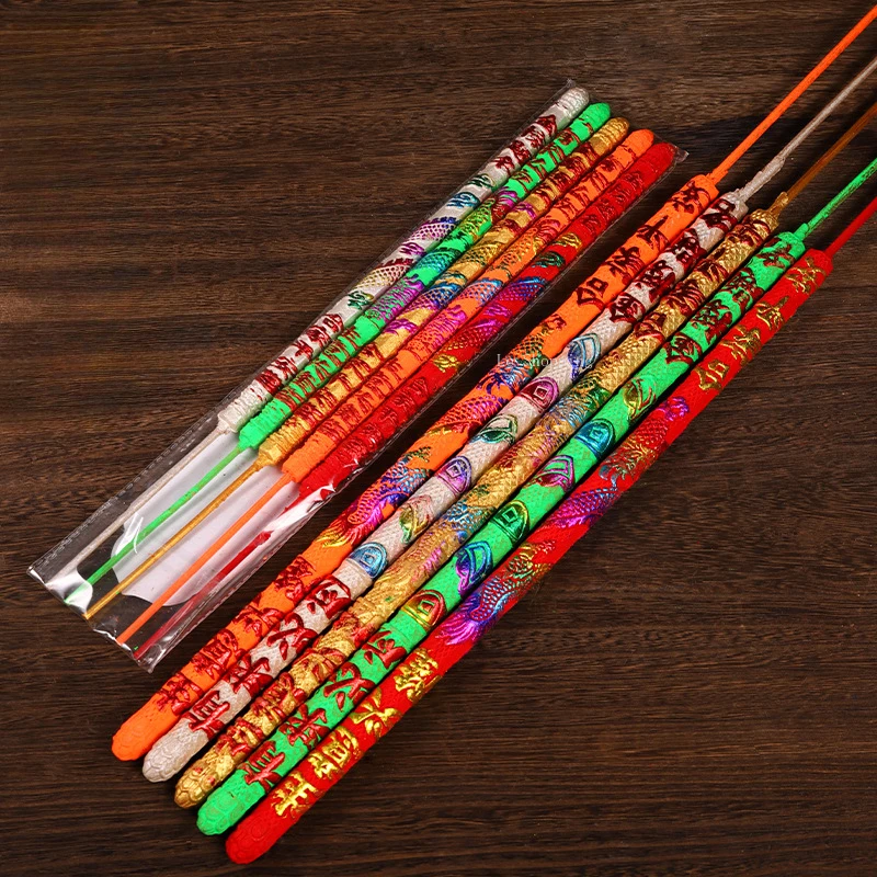 Smokeless Incense Stick - 40 cm Beş renkli Kabartma Desen