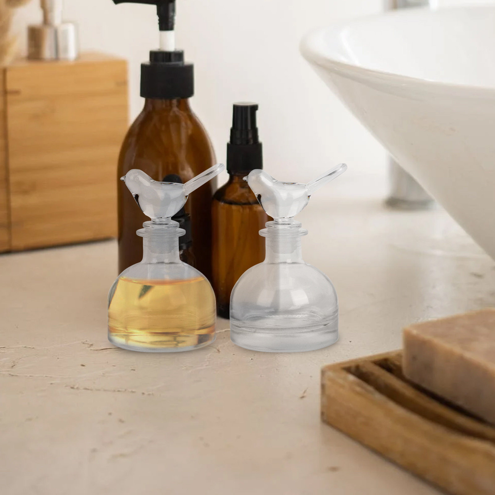 2 adet cam parfüm şişeleri Pre - Home Fragrance Premium incelemesi ve fiyatı