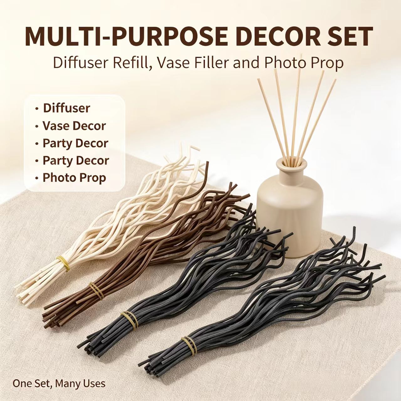 20 adet uzun dalgalı Rattan ka - Home Fragrance Premium incelemesi ve fiyatı