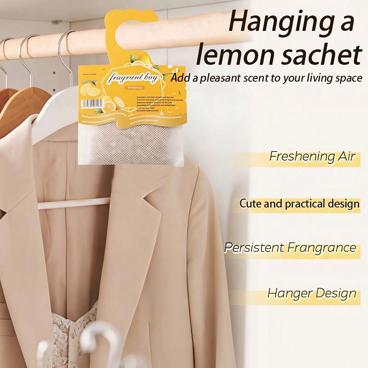 Asılı Limon Kokulu Keseler, Do - Home Fragrance Premium incelemesi ve fiyatı