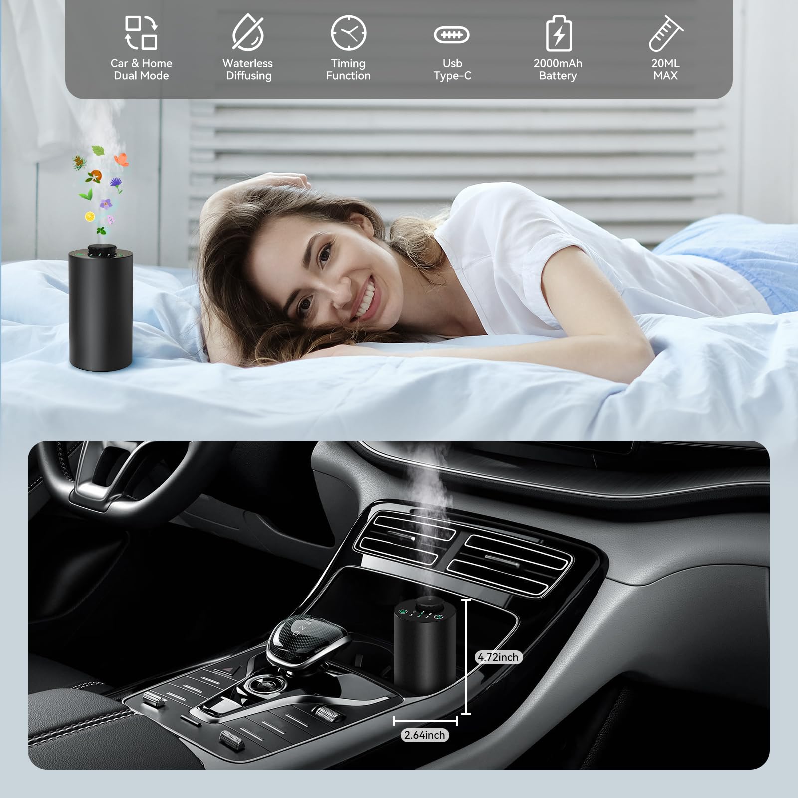 Susuz Esansiyel Yağ Difüzörü P - Home Fragrance Device incelemesi ve fiyatı